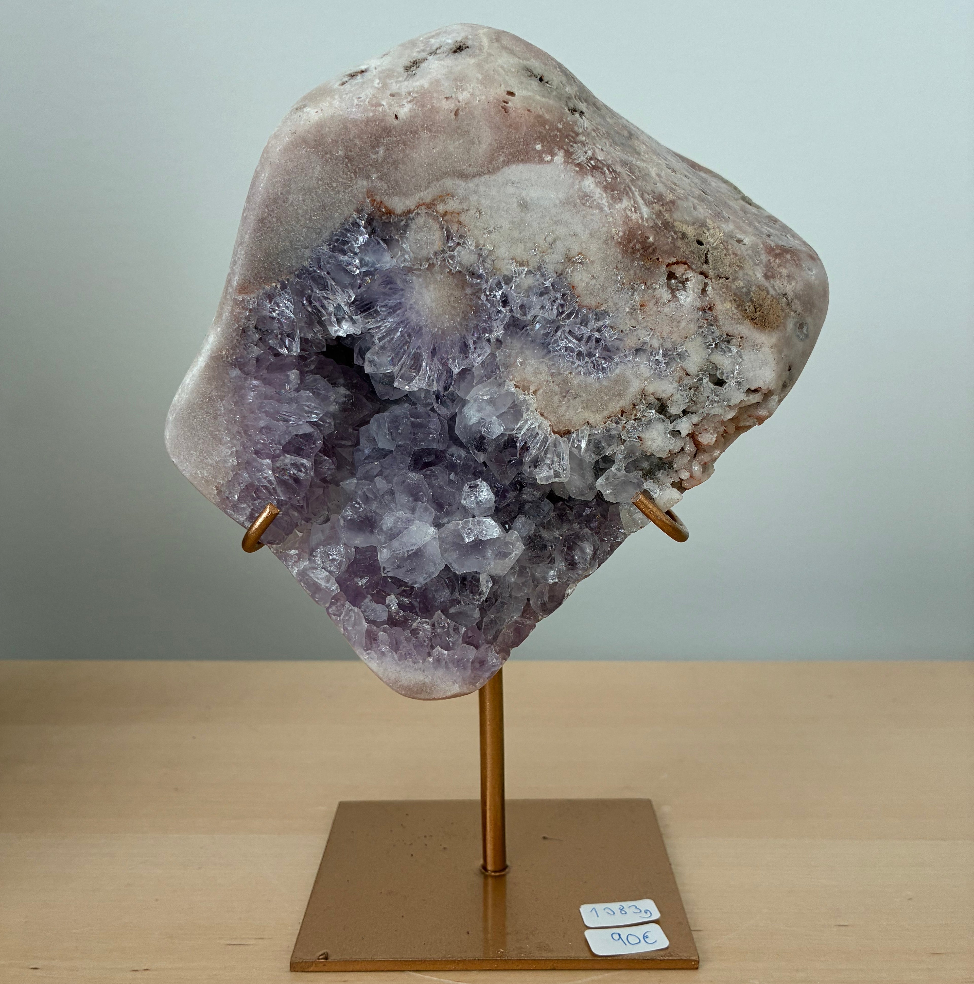 Pinkki ametisti freeform #11