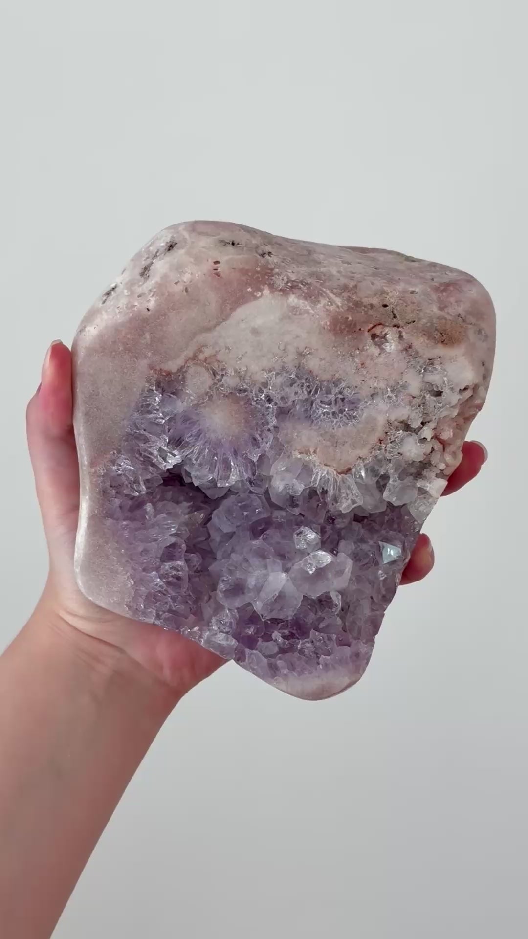 Pinkki ametisti freeform #11