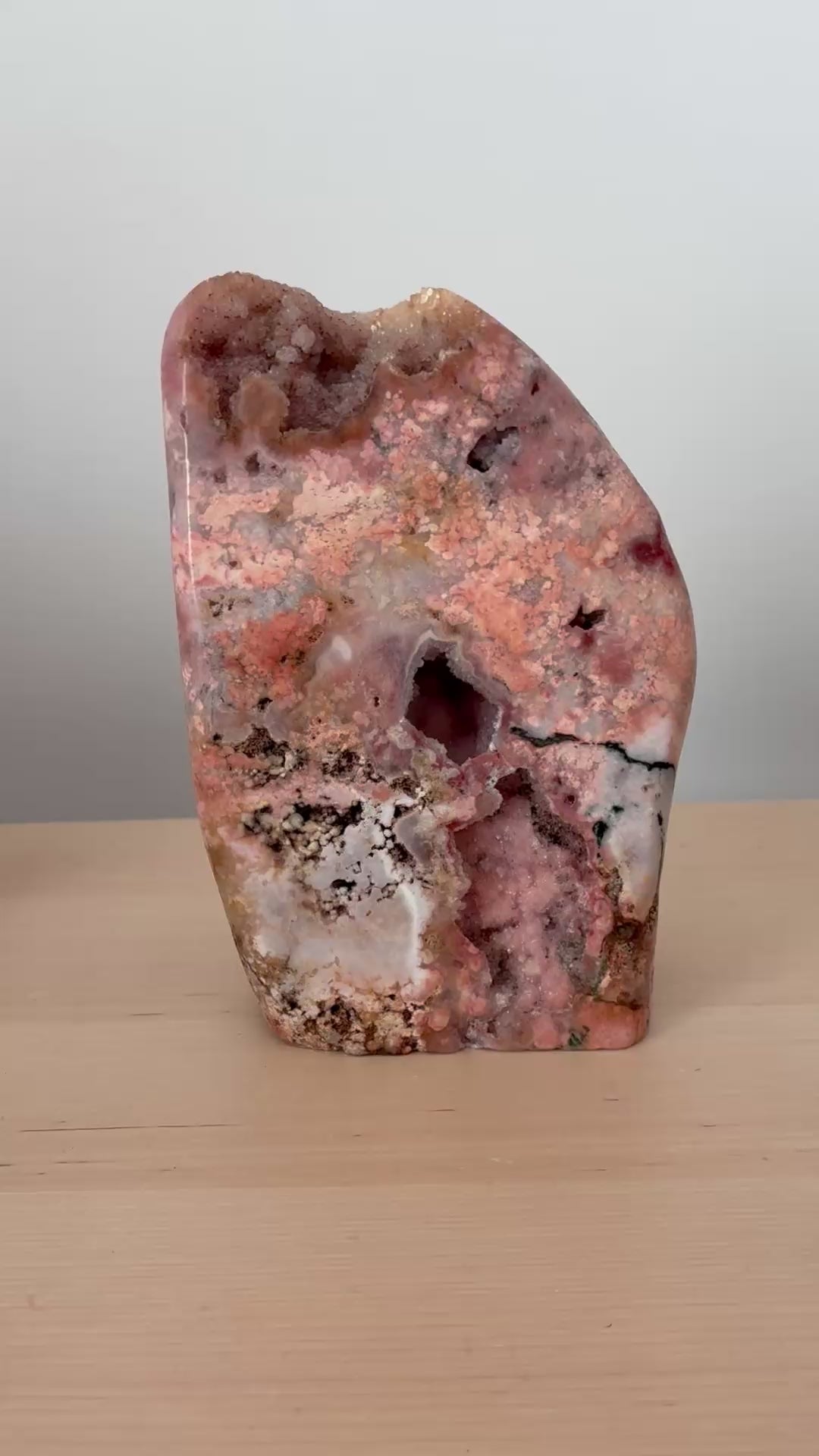 Pinkki ametisti freeform #6